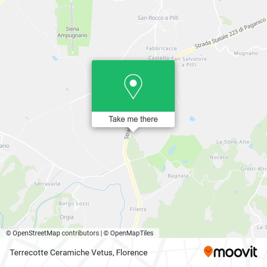 Terrecotte Ceramiche Vetus map