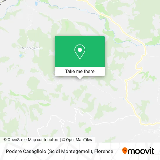 Podere Casagliolo (Sc di Montegemoli) map