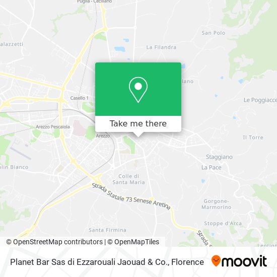 Planet Bar Sas di Ezzarouali Jaouad & Co. map