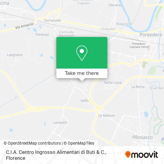 C.I.A. Centro Ingrosso Alimentari di Buti & C. map
