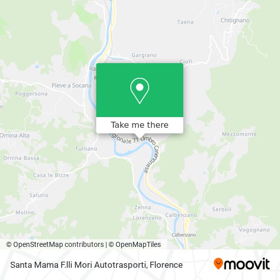 Santa Mama F.lli Mori Autotrasporti map