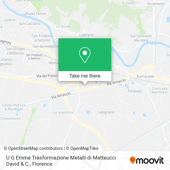 U G Emme Trasformazione Metalli di Matteucci David & C. map