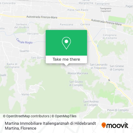 Martina Immobiliare Italienganznah di Hildebrandt Martina map