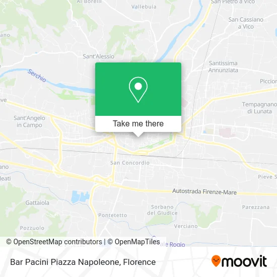 Bar Pacini Piazza Napoleone map