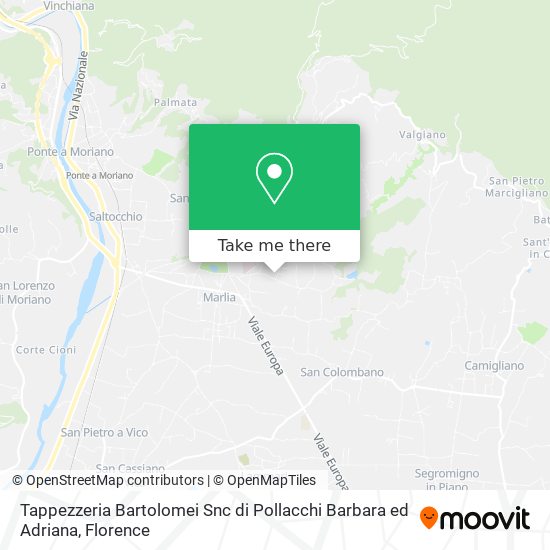 Tappezzeria Bartolomei Snc di Pollacchi Barbara ed Adriana map