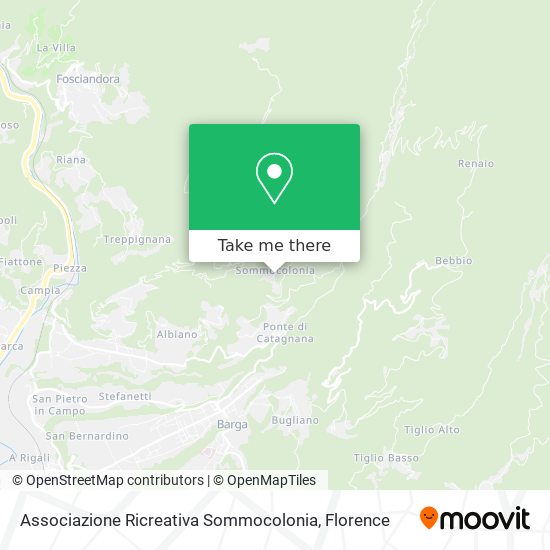 Associazione Ricreativa Sommocolonia map