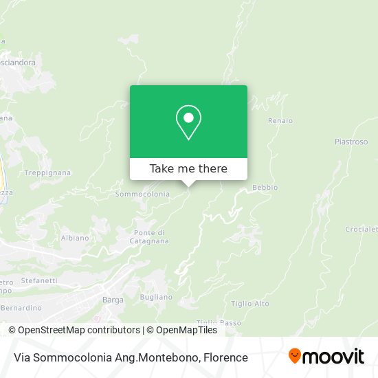Via Sommocolonia Ang.Montebono map