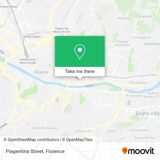 Piagentina Street map