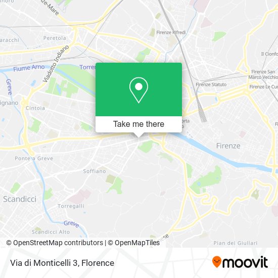 Via di Monticelli  3 map