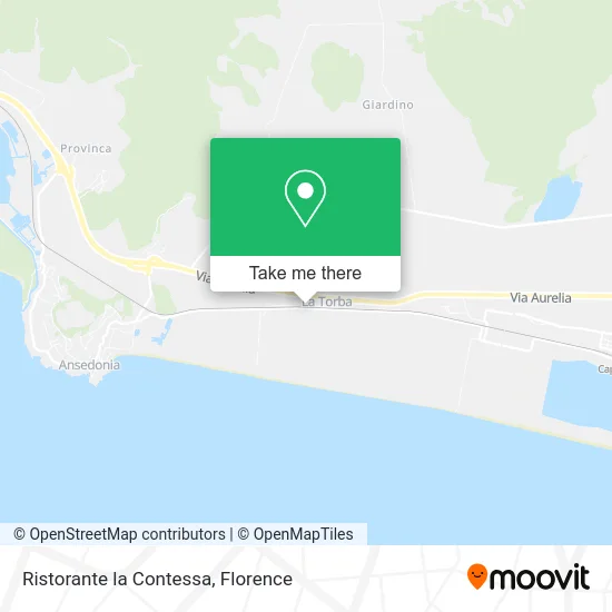 La Contessa Restaurant map