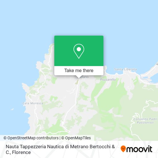 Nauta Tappezzeria Nautica di Metrano Bertocchi & C. map