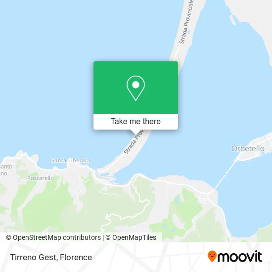 Tirreno Gest map