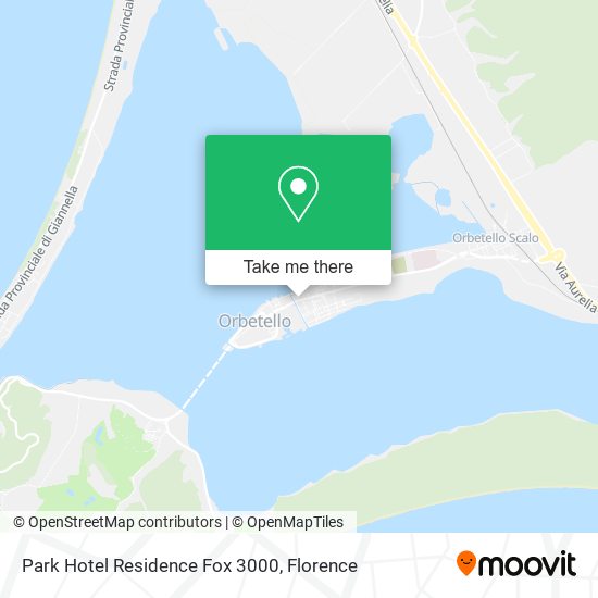 Park Hotel Residence Fox 3000 map