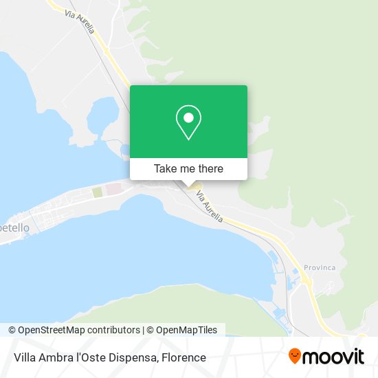 Villa Ambra l'Oste Dispensa map
