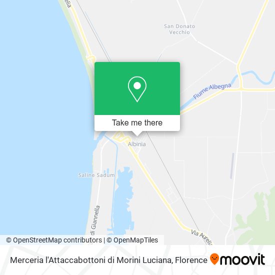 Merceria l'Attaccabottoni di Morini Luciana map