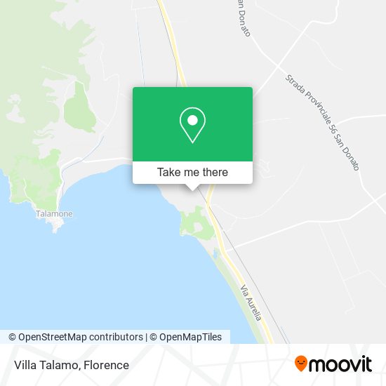 Villa Talamo map