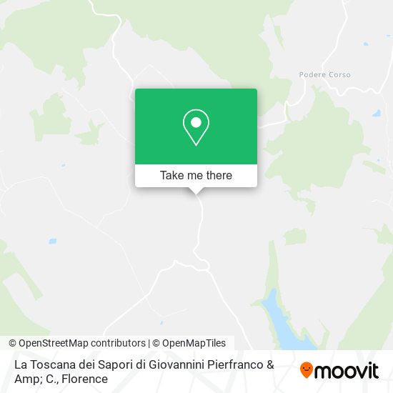 La Toscana dei Sapori di Giovannini Pierfranco & Amp; C. map
