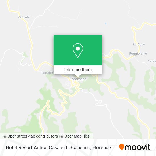 Hotel Resort Antico Casale di Scansano map