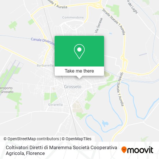 Coltivatori Diretti di Maremma Società Cooperativa Agricola map