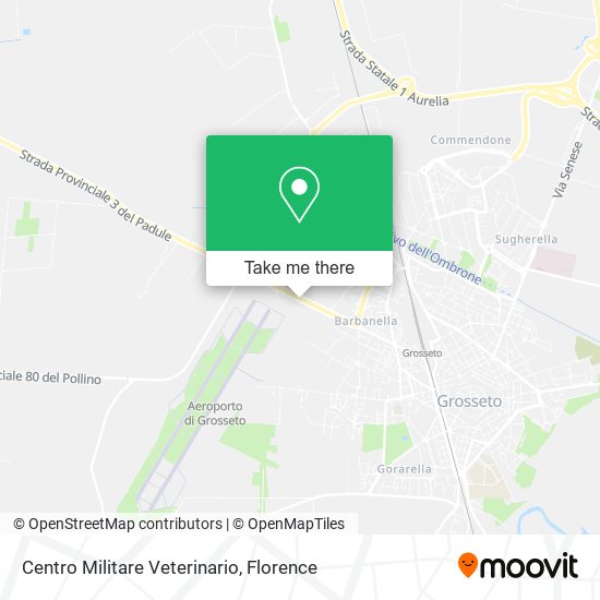 Centro Militare Veterinario map