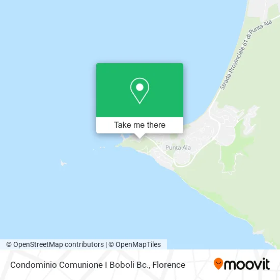 Condominio Comunione I Boboli Bc. map