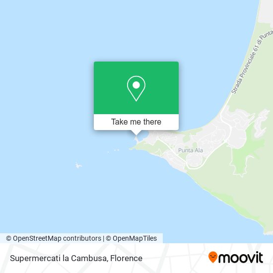 Supermercati la Cambusa map