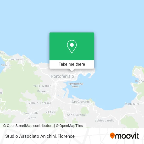 Anichini Associated Studio map