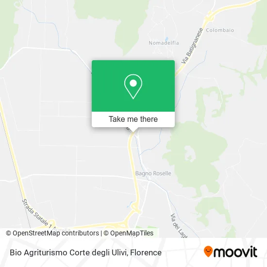 Bio Agriturismo Corte degli Ulivi map