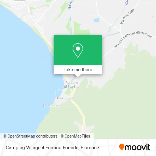 Fontino Friends Camping Village map