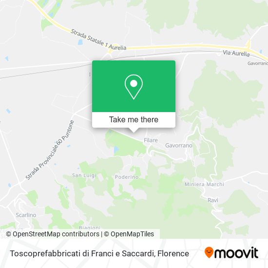 Toscoprefabbricati di Franci e Saccardi map