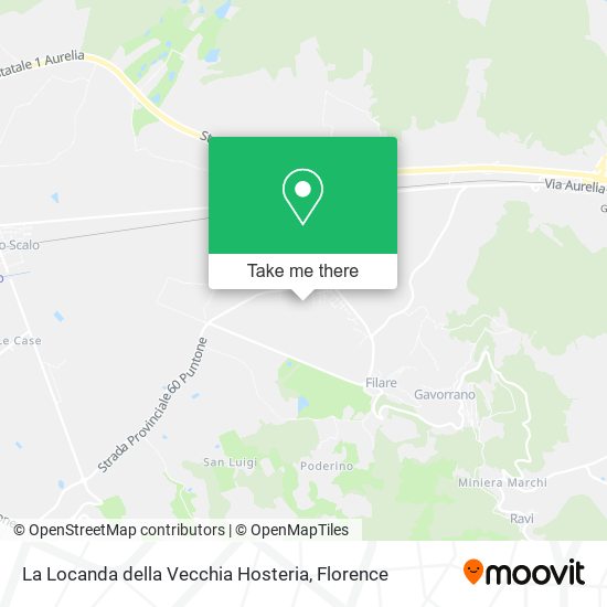 La Locanda della Vecchia Hosteria map