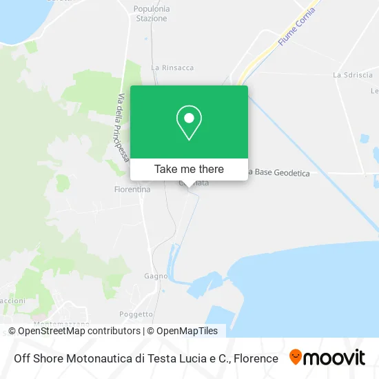 Off Shore Motonautica di Testa Lucia e C. map