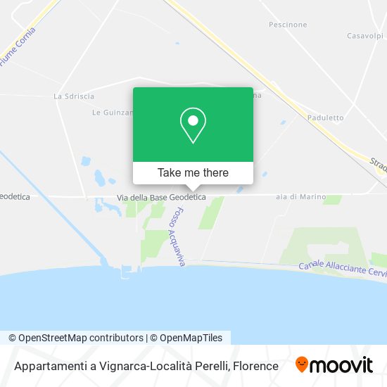 Appartamenti a Vignarca-Località Perelli map