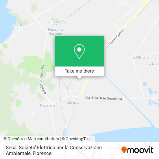 Seca. Societa' Elettrica per la Conservazione Ambientale map