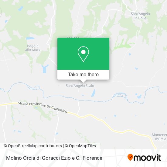 Molino Orcia di Goracci Ezio e C. map