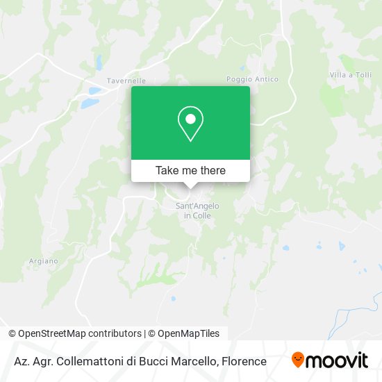Az. Agr. Collemattoni di Bucci Marcello map