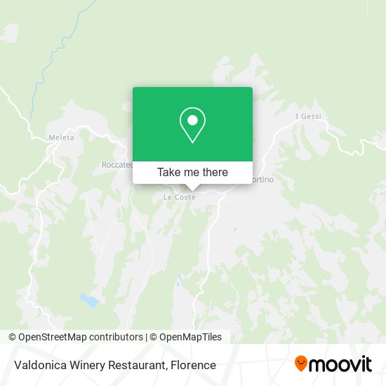 Valdonica Winery Restaurant map