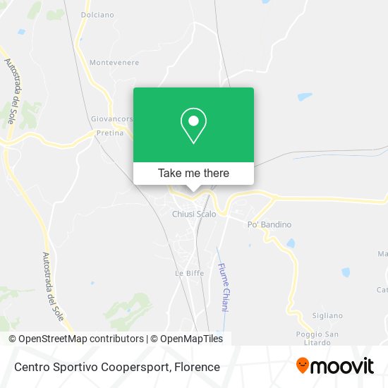 Centro Sportivo Coopersport map