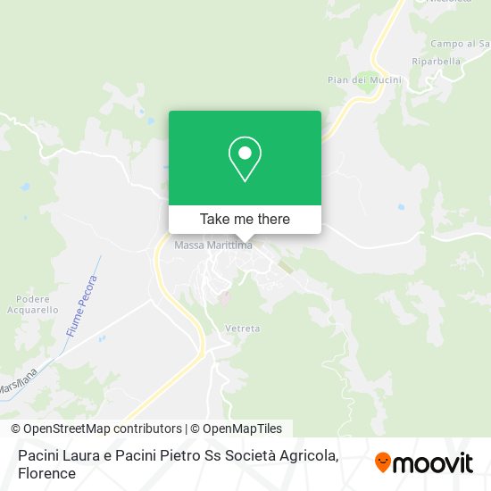 Pacini Laura e Pacini Pietro Ss Società Agricola map