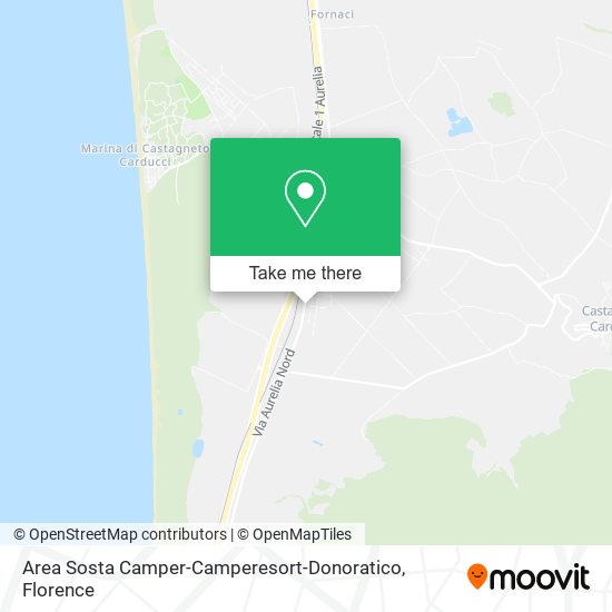 Area Sosta Camper-Camperesort-Donoratico map