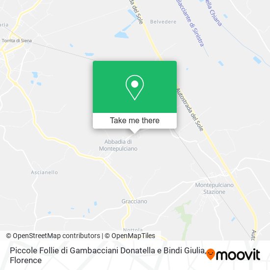Piccole Follie di Gambacciani Donatella e Bindi Giulia map