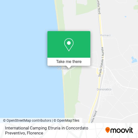 International Camping Etruria in Concordato Preventivo map