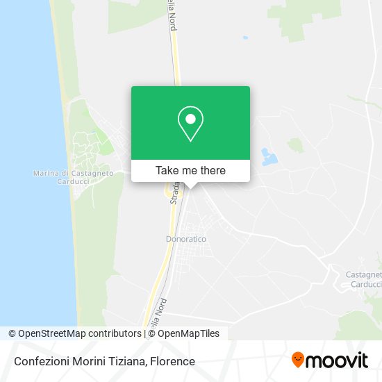 Confezioni Morini Tiziana map
