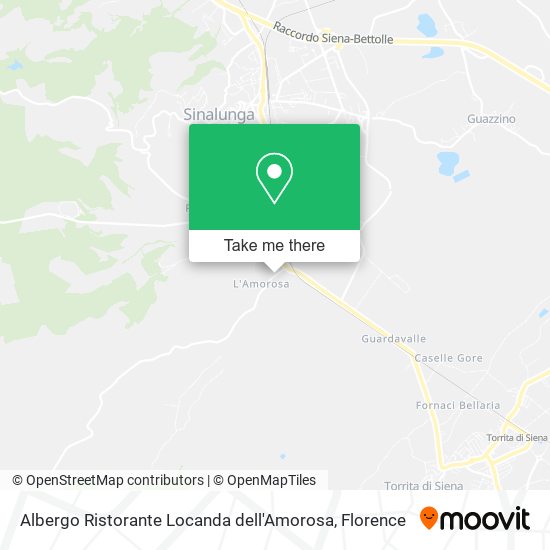 Albergo Ristorante Locanda dell'Amorosa map