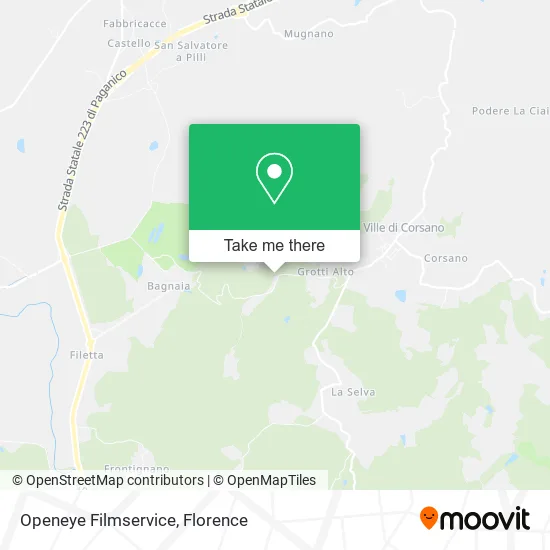 Openeye Filmservice map
