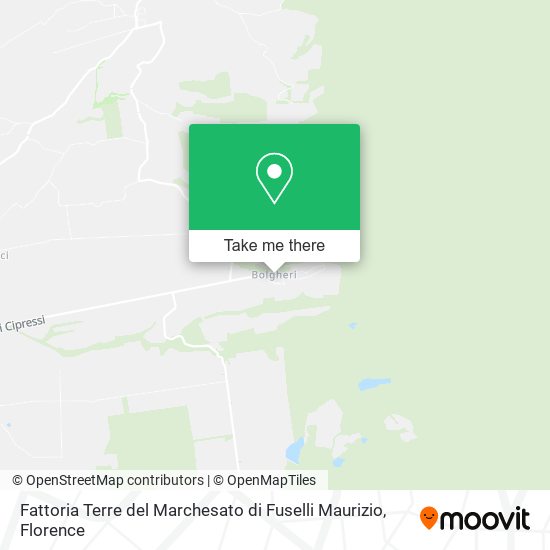 Fattoria Terre del Marchesato di Fuselli Maurizio map