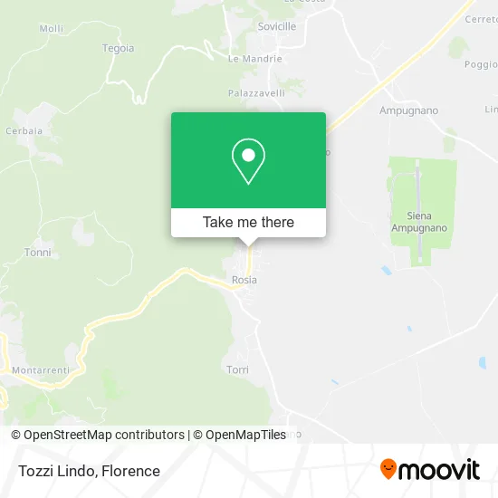 Tozzi Lindo map