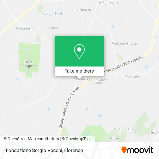 Fondazione Sergio Vacchi map