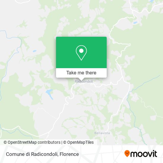 Comune di Radicondoli map