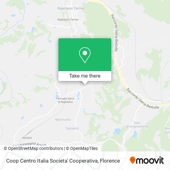 Coop Centro Italia Societa' Cooperativa map